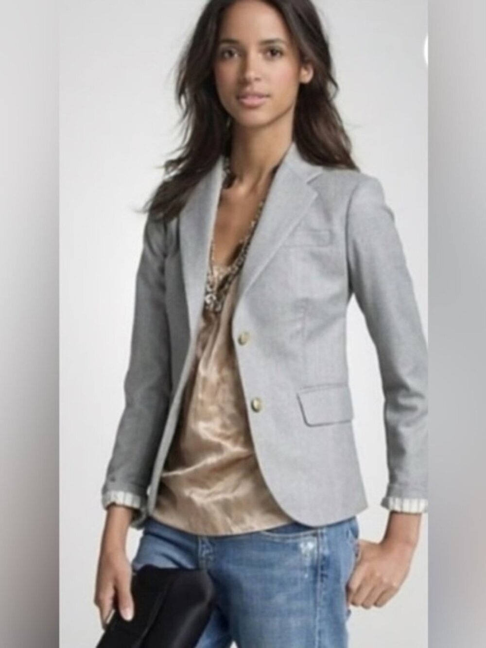 J. Crew Women's Schoolboy Blazer Style #18271 100% Wool Sz 0 - Picture 1 of 11